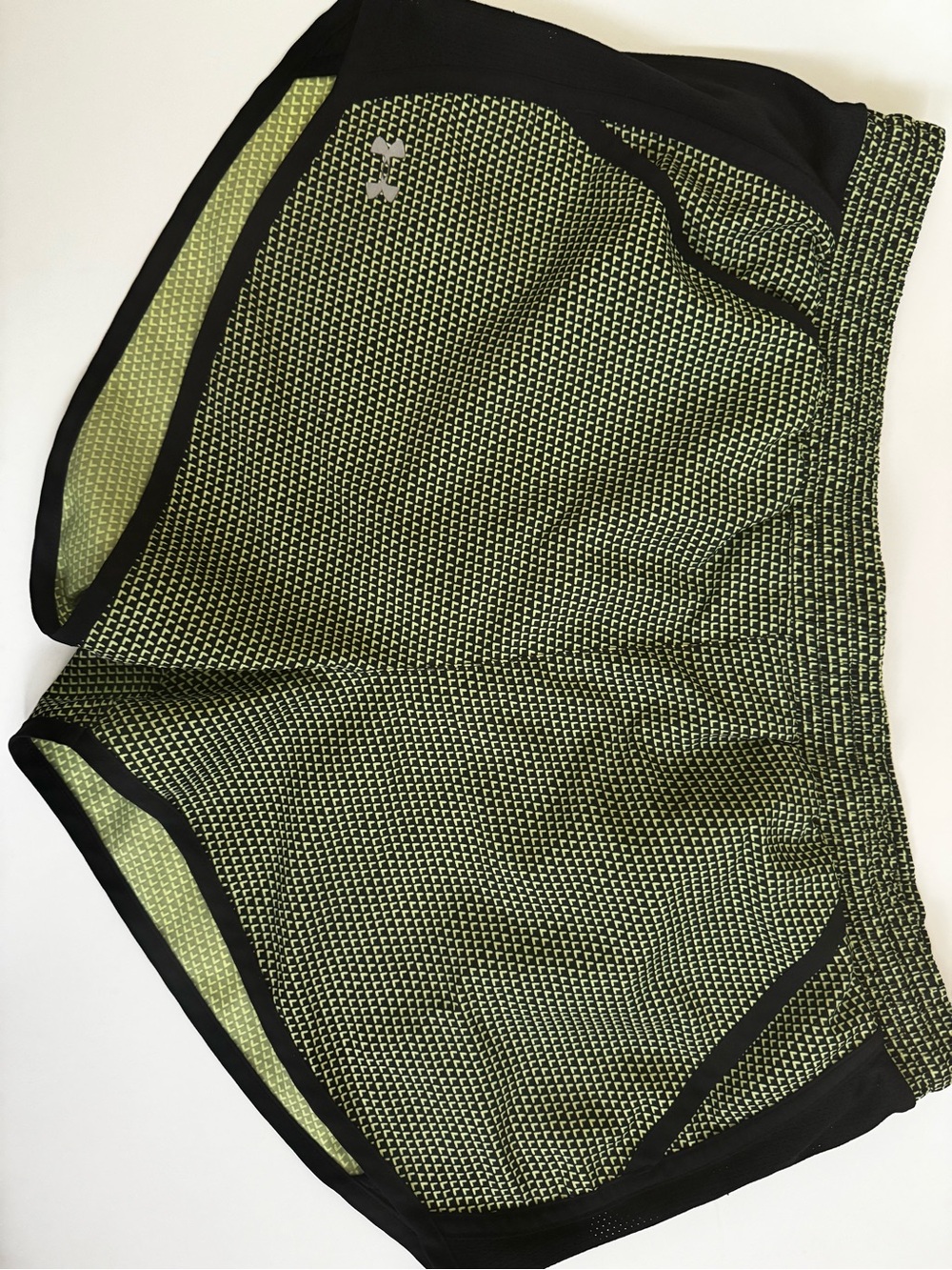 **3 Piece BUNDLE** Under Armour Lime Black Women's Running 2 Shorts 1 Tank Top